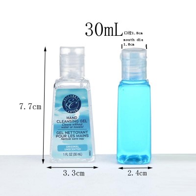 factory direct sale plastic PET hand liquid bottle hand santizer bottle