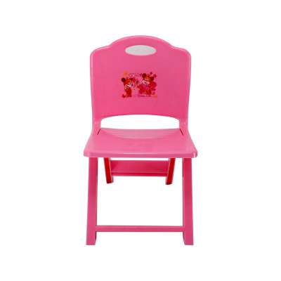 Pink blue plastic foldable kids children's folding chairs