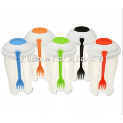 Plastic Salad cup with fork