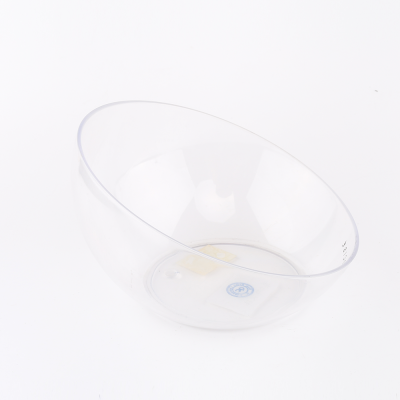 Cheap reusable custom printed salad clear plastic bowl